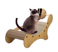 Tabla rascadora para gatos | Juguete giratorio multiusos con bola de sisal | Tabla rascadora para gatos para interiores, exteriores, dormitorio, sala de estar, descanso de piso de esquina
