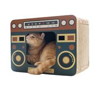 Tabla rascadora - Placa rascadora para Gatos con de Radio, rascador Grande para Gatos con de Horno de Radio | Papel Corrugado para Proteger los Muebles y Reducir el aburrimiento. Cama para