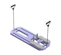 Tabla reformadora compacta de pilates | Tabla de máquina reformadora de pilates para el hogar, tabla abdominal multifuncional, tabla de entrenamiento de rueda de rebote automático, equipo de pilates