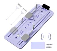 Tabla reformadora de pilates plegable, núcleo compacto, diseño moderno, entrenador con bandas elásticas, de larga duración, práctico equipo de entrenamiento de fuerza diseñado para principiantes, uso