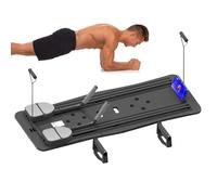 Tabla reformadora de pilates, portátil de rebote abdominal, máquina reformadora de pilates para adolescentes, niñas, jóvenes, mujeres, familiares, amigos, marido, esposa, hijo, hija, niños