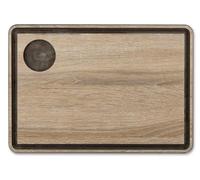 Arcos Tablas - Tabla de Corte con Canal - Fibra de Celulosa y Resina 33 x 23 cm y 6,5 mm de espesor - Color Marrón