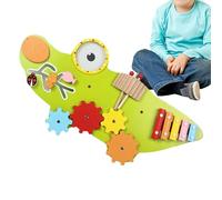 Tabla sensorial de pared, juguete para el desarrollo temprano en la infancia, centro de aprendizaje y actividades de pared, para niños en casa, guardería, aula y sala de juegos