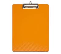 MAUL portapapeles A4 MAULflexx 31.5 x 22.5 x 1.3 cm | Portapapeles con pinza en formato A4 | Clipboard para bajas y altas temperaturas, insensible al agua | Grosor del panel 0,25 cm | Naranja