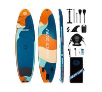 Tabla Sup Hinchable 351cm×89cm con Accesorios, soporta 200kg para Adultos. Incluye Bomba, Aletas, Mochila y Funda Impermeable móvil, Pesca, Yoga y Paseos.