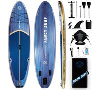 Tabla Sup Hinchable 351cm×89cm con Accesorios, soporta 200kg para Adultos. Incluye Bomba, Aletas, Mochila y Funda Impermeable móvil, Pesca, Yoga y Paseos.