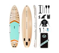 Tabla Sup Hinchable 351cm×89cm con Accesorios, soporta 200kg para Adultos. Incluye Bomba, Aletas, Mochila y Funda Impermeable móvil, Pesca, Yoga y Paseos.