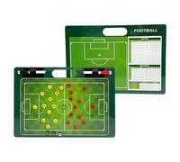 Tabla Táctica con Imanes y Figuras Magnéticas, Kit Entrenamiento Futbol, Tablero Digital para Estrategias, Asa Portátil y Uso a Doble Cara, Entrenamientos y Enseñanza Práctica