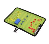 Tabla táctica para entrenador de fútbol - Material de piel sintética, tabla de entrenamiento | Tabla táctica desplegada de 16 pulgadas, 520 g, mesa de arena plegable versátil para competiciones