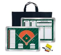 Tabla Tácticas de Béisbol, Pizarra Doble Cara, Portapapeles para Entrenadores de Béisbol Estrategias Entrenamiento, Doble Cara, Ligera y Portátil, Ideal para Competiciones