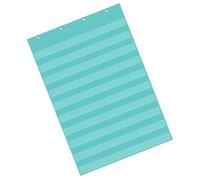 Tablas de bolsillo estándar transparentes de 10 bolsillos para colgar en la pared para lecciones de profesores en un aula o uso doméstico, bolsillos transparentes, tabla de palabras estándar