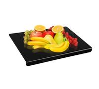 Tablas de cortar acrílicas para cocina, placas de corte, protector de encimera negro, utensilios de cocina para preparación de comidas, comedor, apartamento, hogar, restaurante, camping
