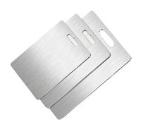 Tablas de Cortar de Acero Inoxidable para Cocina - Base de Corte Antideslizante de Alimenticio,Tabla De Cortar Carne Acero Inoxidable | Para Carne Verdura Queso Pan Pastelería Sushi Cocina Hogar Aire