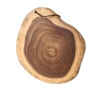 Tablas De Cortar Para Cocina | Bandeja Segura En Lavavajillas,Tabla De Quesos Y Embutidos Doble Cara De 2.5 cm Con Forma Circular Irregular,Para Pan, Fruta, Charcutería, Cocinar, Servir, Preparación D