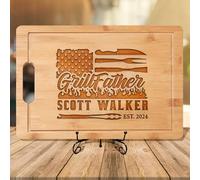 Tablas de cortar personalizadas para padre, regalos de parrilla para hombres, regalos únicos de Navidad y día del padre, cumpleaños para hombres y maridos