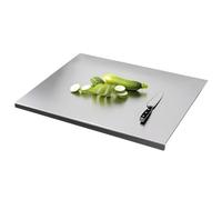 Tablas de corte de acero inoxidable para la cocina,Soporte resistente para alimentos | Para Carnicería De Verduras y Queso Carnicería | Cocinar Casa Camping Senderismo Picnic Pastry Sushi