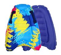 Tablas de Cuerpo inflables con 2 Asas Graffiti Bodyboard de Playa Plegable Tabla de Surf Flotante de natación de Verano portátil Liviana para niños, Adolescentes y Adultos Tablas de Cuerpo para
