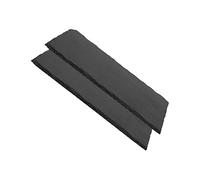 Tablas de Pizarra Premium | Platos de Piedra Negra para Aperitivos | Bandejas de Sushi y Tapas | Estilo Moderno | Resistente al Desgaste| Ideal para cualquier Evento | 11x30x0.6 cm | 2 Unidades