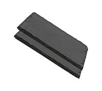 Tablas de Pizarra Premium | Platos de Piedra Negra para Aperitivos | Bandejas de Sushi y Tapas | Estilo Moderno | Resistente al Desgaste| Ideal para cualquier Evento | 30x40x0.8 cm | 2 Unidades