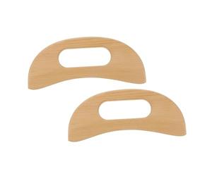 Tablas de Raspado Luna 2 Piezas de Madera, Masajeadores Compactos