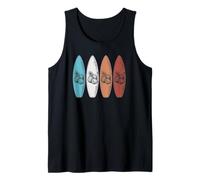 Tablas de Surf con temática de Coco Camiseta sin Mangas