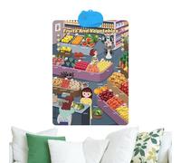 Tablas del alfabeto para pared - Tablero de sonido de habla en inglés, carteles de aprendizaje interactivos, función de reconocimiento de voz, accesorio educativo para el jardín de infantes y la sala