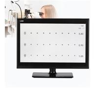 Tablas oculares ópticas electrónicas LCD digitales con 300 objetivos visuales, medición clara, distancia ajustable para pruebas de visión y optometría