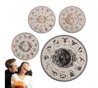 Tablas Ouija de madera, juego de tablas de péndulo, Tablero de radiestesia del tarot, tabla de péndulo de con patrones claros para un buen sueño, energía ,