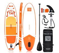 Tablas Paddle Surf Hinchable TIGERXBANG con Accesorios Premium para Tabla Sup, Tablas Paddle Surf para Adultos/Niños, Colección Defender Naranja