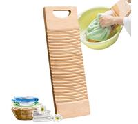 Tablas para lavar la ropa - Tablas para lavar las manos, tablas de de madera, tablas para lavar con patrón ondulado | Lavandería de madera natural, estación de lavandería eficiente para