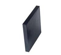 Tablas planas de plástico, El trabajar a máquina del CNC de los tamaños múltiples grueso negro 8-50m m la hoja nylon PA6