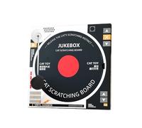 Tablas rascadoras - Tocadiscos de gato atrapado | Juguete interactivo rascador de hierba gatera con bola oscilante de resorte, protector decorativo de muebles para gatitos de interior, gatos, hogar