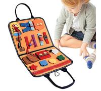 Tablas sensoriales de aprendizaje - Actividad para habilidades vitales, juguete educativo ligero para preescolar, niños pequeños, niños, actividades de libro tranquilas, habilidades de aprendizaje