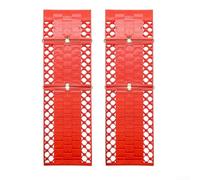 Tablas Tracción Plegables 60cm ATV UTV Nieve Barro | Diseño plegable en 3 segmentos, bisagras metálicas robustas, almacenamiento compacto, ideal viajes largos