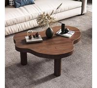 Table Basse Nuage Table D'appoint Épaisse à Coins Ronds Table de Cocktail Moderne avec 3 Pieds pour Meubles de Salon