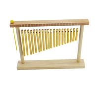 Table Bell Play - Campana de percusión portátil - Rectificador duradero | Pequeños instrumentos de impacto con pulsaciones, juego sonoro de una sola vez, instrumento musical para melodías delicadas