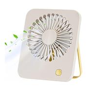 Table Cooling Fan - Adjustable Angle Personal Breeze Machine, Silent USB Ventilation Tool | Lightweight Portable Design With Carry Handle, Office Camping Study Desk Outdoor Recreation Cooling Support