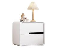 Table de Chevet, Table d'appoint à côté du canapé, Style Moderne et minimaliste, Avec Deux tiroirs, idéale pour le Salon, la Chambre à Coucher ou le Bureau.(B,45CM(17.72IN))