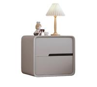 Table de Chevet, Table d'appoint à côté du canapé, Style Moderne et minimaliste, Avec Deux tiroirs, idéale pour le Salon, la Chambre à Coucher ou le Bureau.(C,40CM(15.75IN))