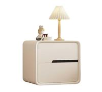 Table de Chevet, Table d'appoint à côté du canapé, Style Moderne et minimaliste, Avec Deux tiroirs, idéale pour le Salon, la Chambre à Coucher ou le Bureau.(A,45CM(17.72IN))