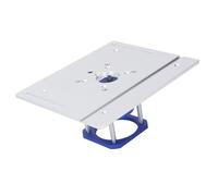 Table del Enrutador Sorandy - Aleación de Aluminio 0 a 54 Mm Tabas de Enrutador del Enrutador Tabla de Enrutador Inserto Placa Levantamiento con Llave de Tablero y de 64 a 65 Mm Recortando