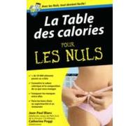 Table Des Calories Pour Les Nuls (ebook)