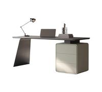Table d'étude Bureau d'écriture Escritorio for PC con archivador, Mesa de Estudio y Escritura 3 cajones, Tablero Pizarra Lisa Pata Metal Estable Escritorio para PC Gamer(XL)