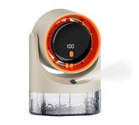 Table Fan - 100 Speed Rechargeable Quiet Cooling Device | Small Personal Desk Fan with Adjustable Airflow Control, Portable Cooling Solution for Home Bedroom Office Dorm Travel Outdoor