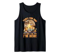 Table for one make it two I'm here Camiseta sin Mangas