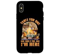 Table for one make it two I'm here Carcasa para iPhone X/XS