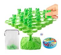 Table Frog Balance Game, Wooden Stacking Board Game, Family Toy - Interacti