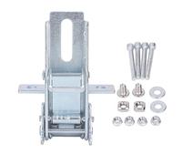 Table Hinge 180 Degree Flip | Sturdy Iron Construction for Woodworking Machines | Folding Hinge for Workbench/Table Saw Push Rod | DIY Tool Accessories with Screws & Nuts