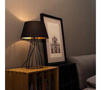 Table Lamps Desk Lamps European Cloth Shade Lamp Table Lamp Simple Iron Romance Protect Eyes Table Lamp Living Room Bedroom