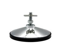 Table Leg Levelers - Adjustable Furniture Feet, Height Riser | 6 Inch Heavy Duty Metal Screw Pad, Stabilizes Chairs Desks Stools Workbenches Beds Refrigerators Uneven Floors Tiles Clubs Restaurants Ho